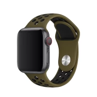 Ремінець Sport Nike — Apple Watch 42 mm | 44 mm | 45 mm | 49 mm — Khaki & Black