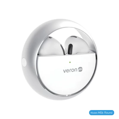 TWS Bluetooth Headset Veron — Veron M06 Round TWS Bluetooth Headset Veron — Veron M06 Round