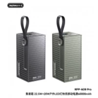 Power Bank Remax RPP-609, 60000 мА·год, 20 Вт, 22,5 Вт, LED-ліхтарик — Gray