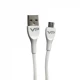 Кабель Micro 2.4A (1m) Veron SM08 Silicon — White