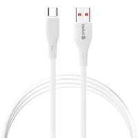 Silicone Cable USB C 3A (1m) — Veron SC-X82 — White