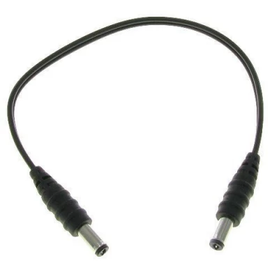 Male to Male 2.1mm x 5.5mm Plug DC Power Adapter Cable