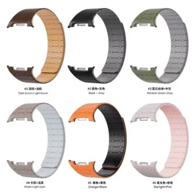 Ремінець Magic Silicon — Watch 8  — Starlight&Pink