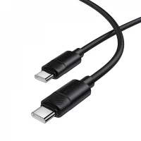 Кабель USB C to C 60W (1m) Borofone BX123 — Black