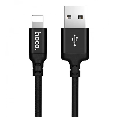 Кабель Lightning 2A (1m) Hoco X14 — Black