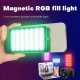 Накамерный видеосвет LED RGB — M20