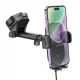 Car Holder Hoco HW5 Journey wireless fast charging (center console) — Black Car Holder Hoco HW5 Journey wireless fast charging (center console) — Black