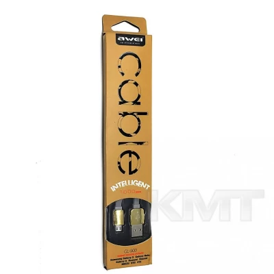 Awei Cl-900 Micro USB Cable (1m) — Gray Awei Cl-900 Micro USB Cable (1m) — Gray