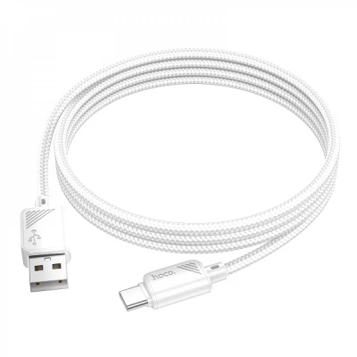 Кабель USB C 2.4A (1m) Hoco X113 — White