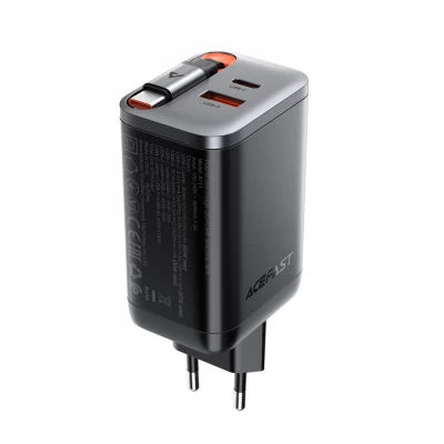 Home Charger 67W 2PD QC3.0 C to C Cable (0.65m) Acefast A111 Home Charger 67W 2PD QC3.0 C to C Cable (0.65m) Acefast A111