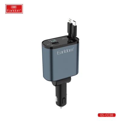 Car Charger 2.4A 1U 1C Earldom ES-CC38 Car Charger 2.4A 1U 1C Earldom ES-CC38