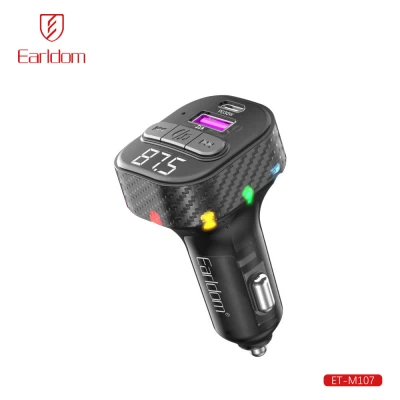 Fm Modulator MP3 Car Charger 3.0A 1U 1C Earldom ET-M107 Fm Modulator MP3 Car Charger 3.0A 1U 1C Earldom ET-M107