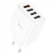 Home Charger | 28.5W | 4U | QC3.0 — Hoco C102A — White Home Charger | 28.5W | 4U | QC3.0 — Hoco C102A — White