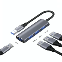 USB HUB : USB 3.0 To 4 USB 4 PORT HUB 3.0