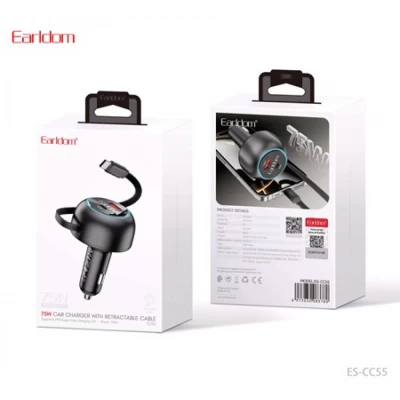 Car Charger 75W1U 1C Earldom ES-CC55 Car Charger 75W1U 1C Earldom ES-CC55