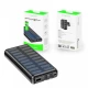 Power Bank 20000 mAh | 22.5W —Rixus RXPB47 Solar  With Built-in Cables
