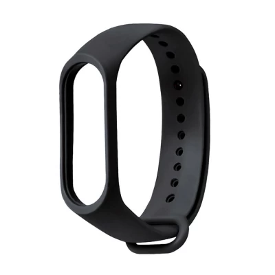 Ремінець Silicone Sport Band Xiaomi Mi Band 5 6 7 — Black