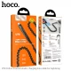 Кабель Lightning 2A (1.2m) Hoco U78 Elastic Black — Black