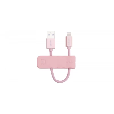 Кабель Lightning 2.4A (0.18m) Momax DL5 — Rose Gold