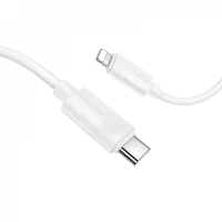 Cable USB C to Lightning 30 W (1m) — Borofone BX123 — White