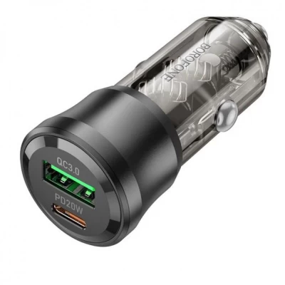 Car Charger 38W 1U 1C Borofone BZ18A
