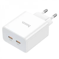 Home Charger 35W 2 PD QC3.0 Hoco C108A — White