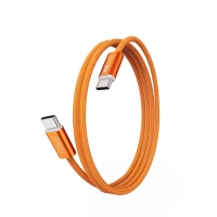 Кабель USB C to C 240W PD (1.5m) WiWU Wi-C101 — Orange