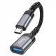 Adapter OTG USB C To USB Hoco UA24 — Metal Gray Adapter OTG USB C To USB Hoco UA24 — Metal Gray