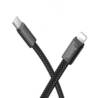 Кабель USB C to Lightning 30W PD (1m) — Hoco X125 — Black Кабель USB C to Lightning 30W PD (1m) — Hoco X125 — Black