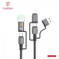 Cable 3 in 1 ( L , M , С ) 3A (1.2m) — Earldom EC-IC03