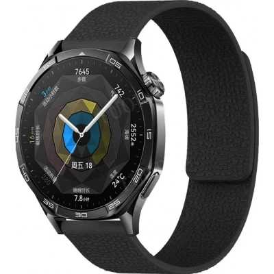 Ремінець Pebbled Magnetic Strap — Універсальний 22 mm — Black
