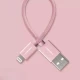 Кабель Lightning 2.4A (0.18m) Momax DL5 — Rose Gold