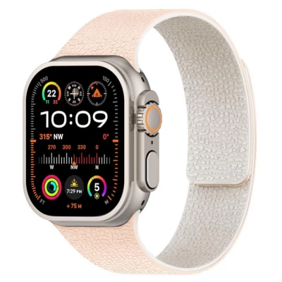 Ремінець Magic Silicon Apple Watch 38 mm 40 mm 41 mm — Milk Tea&Rock White