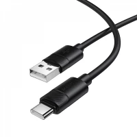 Кабель USB C 3A (1m) Borofone BX123 — Black