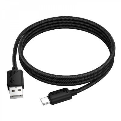 Кабель USB C 2.4A (1m) Hoco X113 — Black