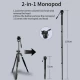 Monopod Tripod (1.85m) — Jmary KS355+HG60