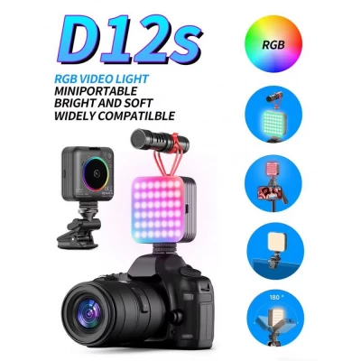 Накамерный видеосвет LED — D12S