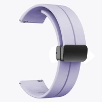 Ремінець Silicone Magic Lock Універсальний 20 mm — Purple lilac