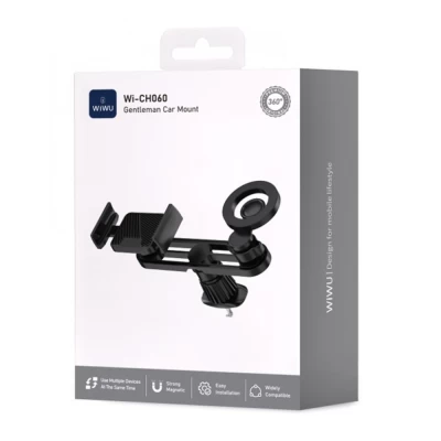 Автотримач магнітний на повітропровід — WiWU CH060 Автотримач магнітний на повітропровід — WiWU CH060