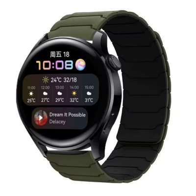 Ремінець Armor Magnetic Band Універсальний 22 mm — Army green&Black