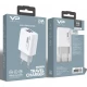 Home Charger 2.4A 2U Lightning Cable (1m) Veron AC62L Home Charger 2.4A 2U Lightning Cable (1m) Veron AC62L