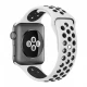 Ремінець Sport Nike — Apple Watch 42 mm | 44 mm | 45 mm | 49 mm — Carbon & Black