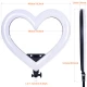 Heart Shaped Light RGB LED 48 cm 19