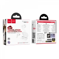 Bluetooth гарнітура TWS Hoco EQ100 — White