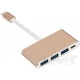 Momax (DHC1L) Type C Hub — Type C To 4 USB — 0.1m — Gold