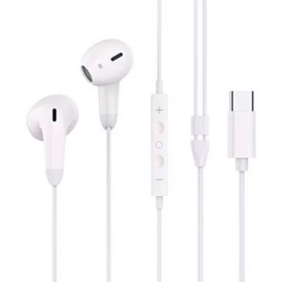 Навушники Type C з мікрофоном — Yison X8 — White Навушники Type C з мікрофоном — Yison X8 — White