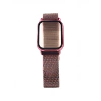 Ремешок Apple Watch Nylon with protective case 38/40/41mm  — Rose Gold