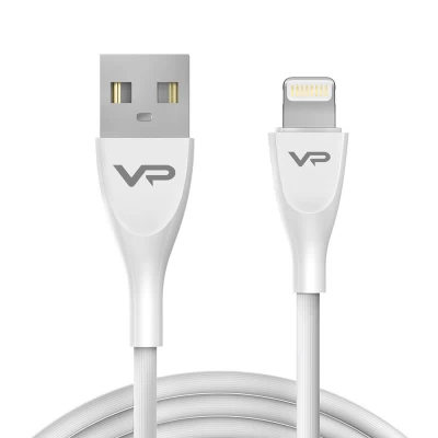 Кабель Lightning 2.4A (1m) Veron SL08 Silicon — White
