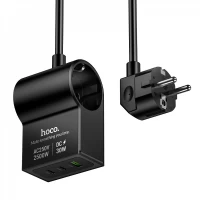 Мережевий фільтр 2500W 1U | 1P | 2C 30W | 1.5m — Hoco AC33