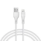Кабель Lightning 2.1A (1m) Yoobao C4 — White